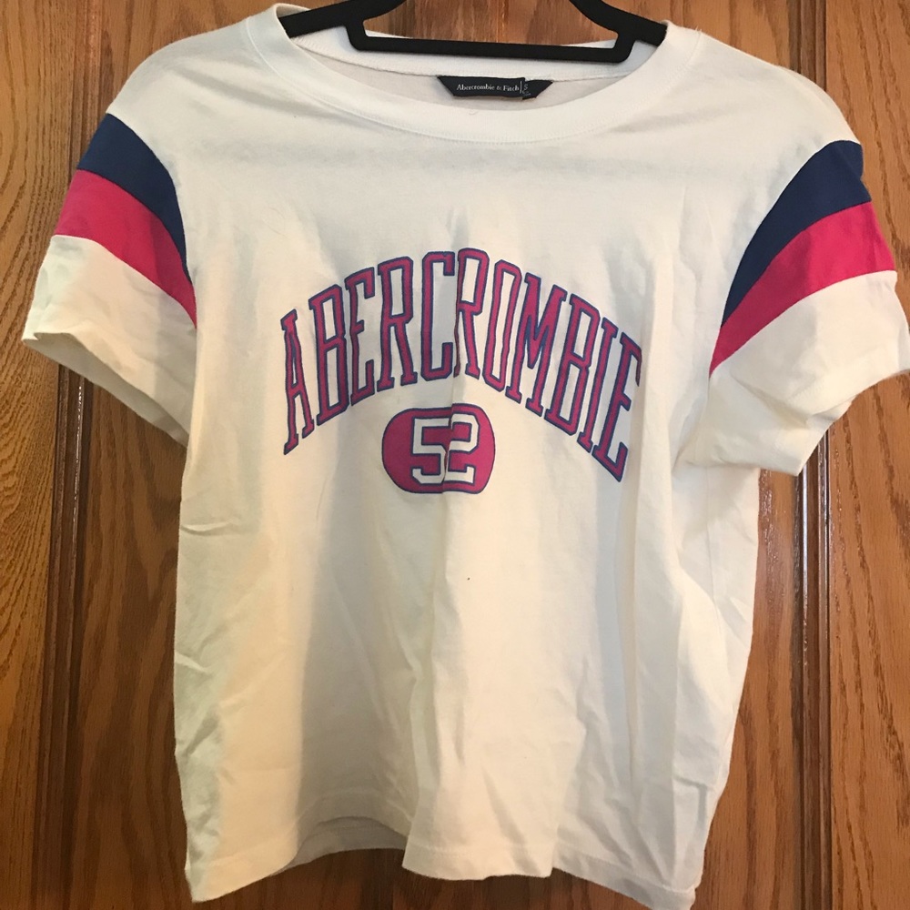 White Abercrombie Tee